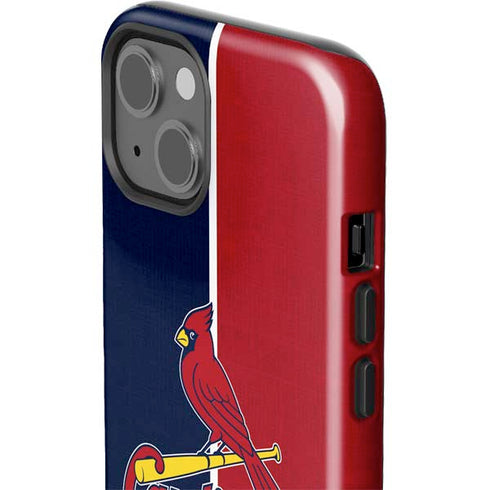 MLB St. Louis Cardinals Split iPhone 15 Impact Case